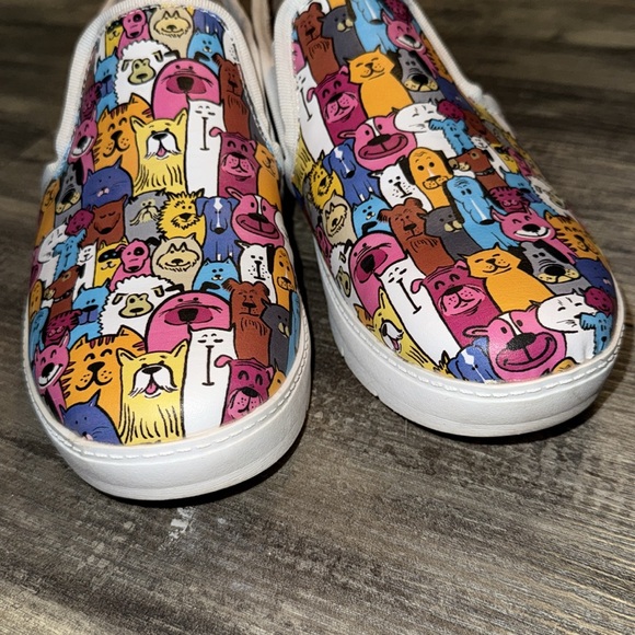 Nurse Mates ADELA Dog Cat Animal Slip Resistant Loafers sz 9.5 - Picture 7 of 9